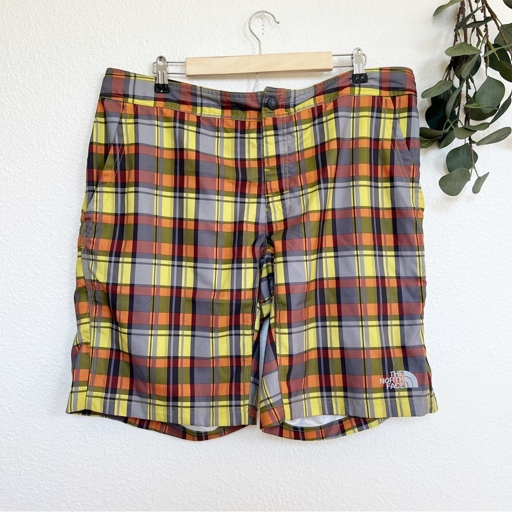 The North Face- Men’s Plaid Board Shorts Size 38